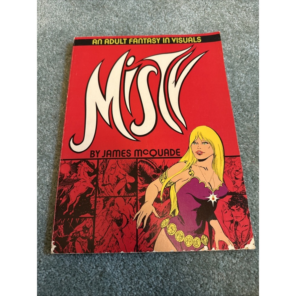 Misty by James McQuade Adult Fantasy in Visuals Fourth Printing 1972
